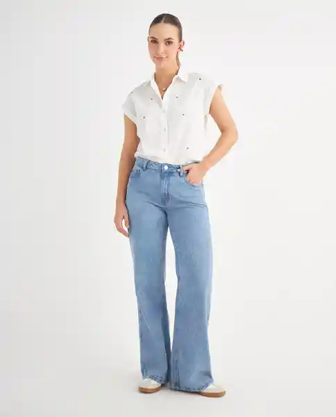 Jean Azul Rivera Medio Talla 16 679F008 Esprit