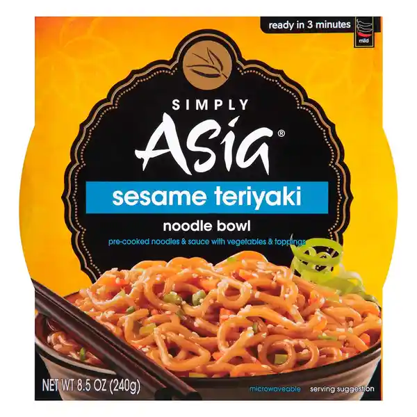 Simply Fideo Teriyaki Ajonjolí Asia