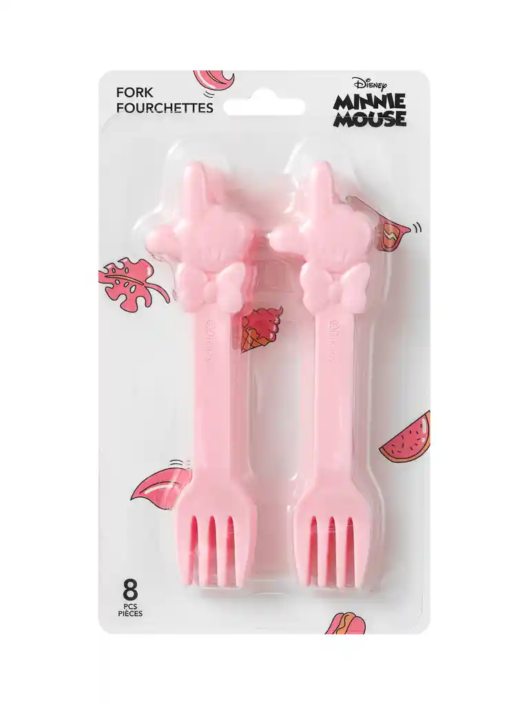 Miniso Tenedores con Diseño de Minnie Mouse