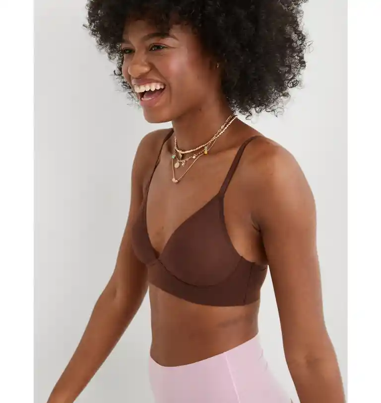 Bralette Morado Talla Medium Aerie American Eagle