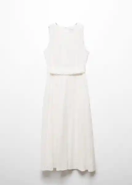 Vestido Sindi Off White Talla XS Mujer Mango