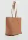 Bolso G Maribel2 Cuero Talla 99 Mujer Mango