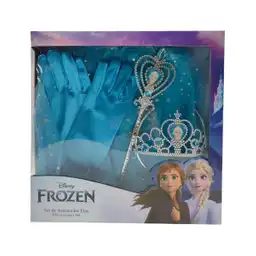 Disney Set Tutu Corona Varita Guantes Frozen