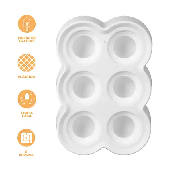 Molde Para Helados Serie Silver Grey Miniso