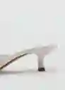 Sandalias Lidia Blanco Talla 38 Mujer Mango