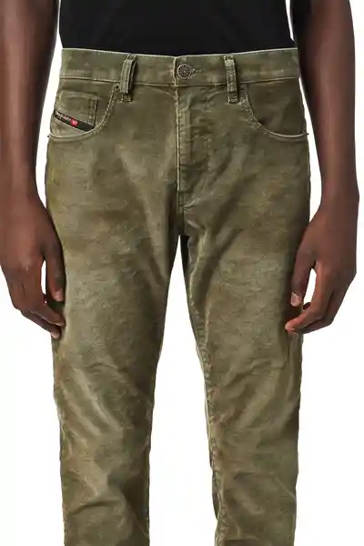 Diesel Jean D-Strukt Para Hombre Verde Talla 29