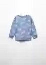 Buzo Sudadera Sharky Azul Talla 69 Niños Mango