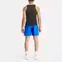 Reebok Pantaloneta Para Correr Running de Hombre Azul Talla M