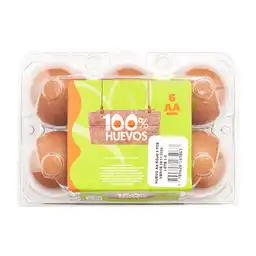 Huevo 100% Huevo Rojo Aa X6 Unds
