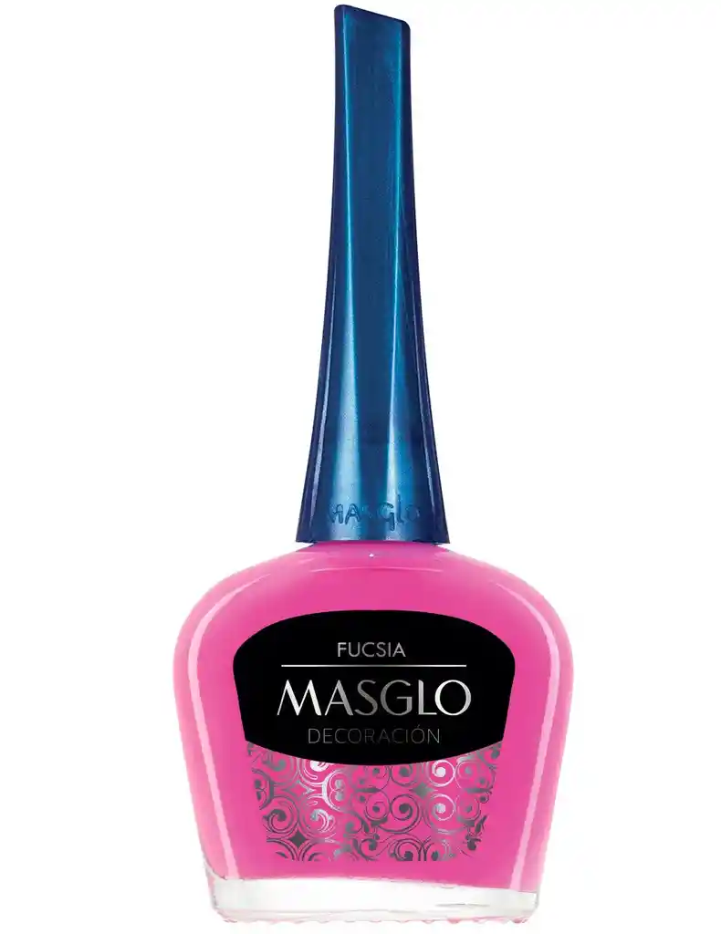 Masglo Esmalte para Uñas Color Fucsia Secado Rápido
