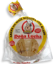 Doña Lucha Arepa de Maíz Rellena con Queso