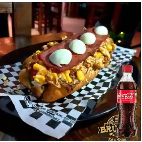 Combo Perro Caliente Brutal +cocacola Orig 400ml