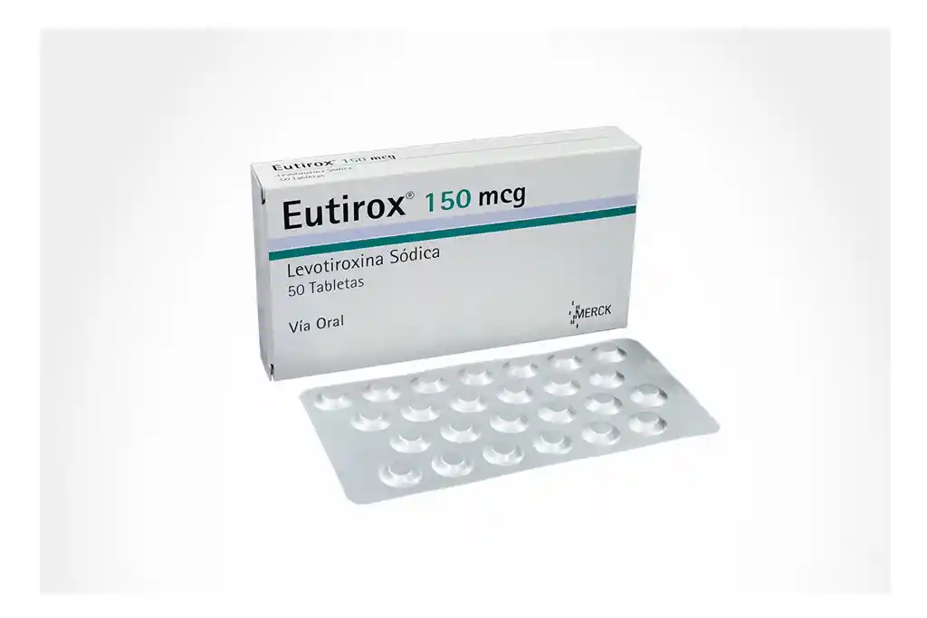 Eutirox Levotiroxina Sódica 150 Mg