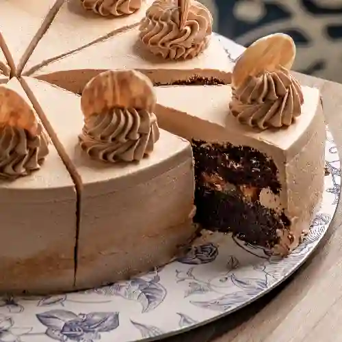 Torta de Chocolate, Caramelo y Banano