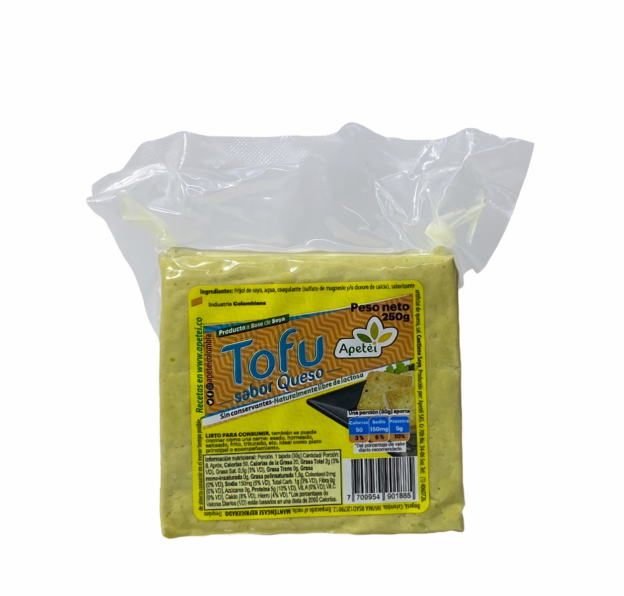 Apetei Tofu Sabor a Queso 250 g