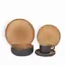 Set Pocillo y Plato Dolce 250 mL Ambiente Gourmet