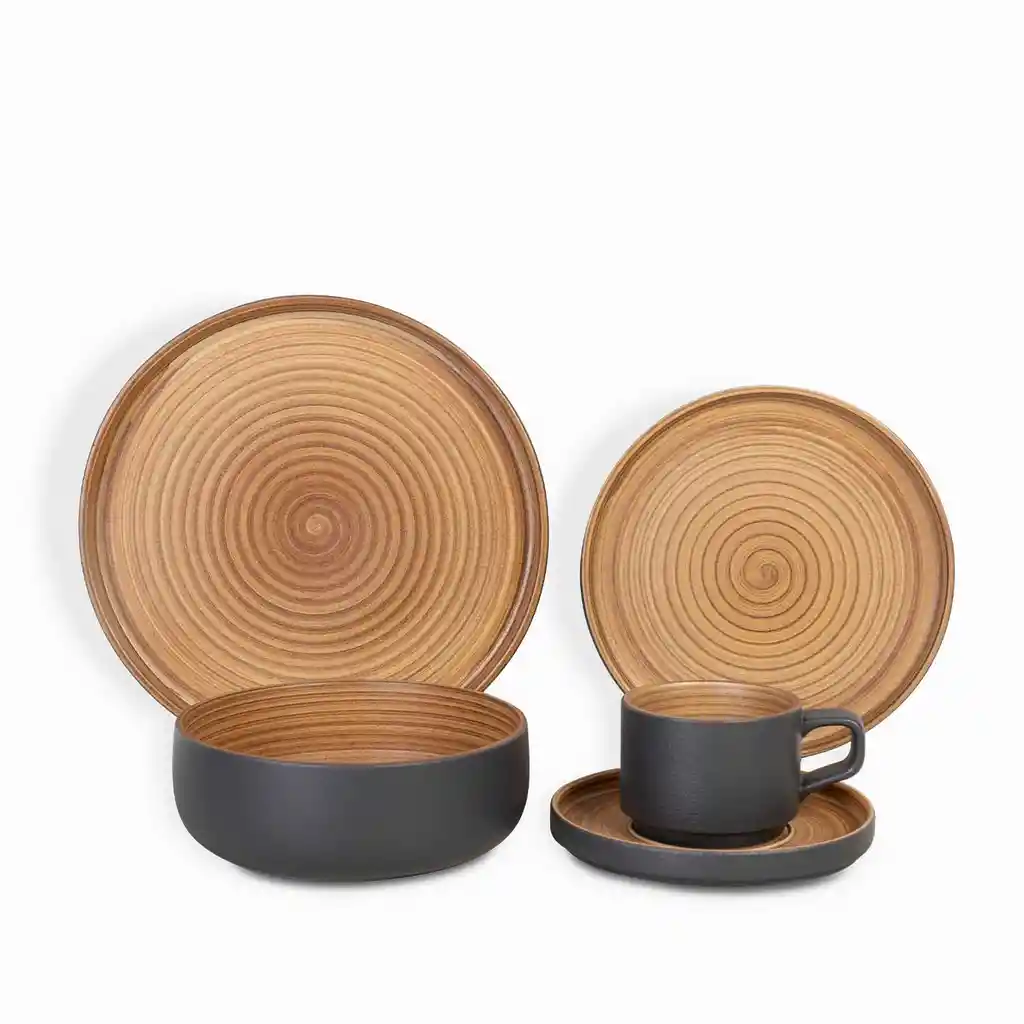 Set Pocillo y Plato Dolce 250 mL Ambiente Gourmet