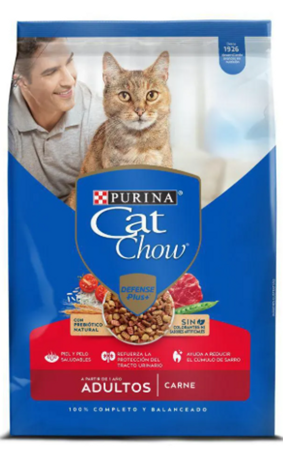 Comida para gatos Purina Cat Chow Adultos Carne 500 g