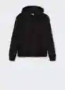 Sudadera Bono Negro Talla M Hombre Mango