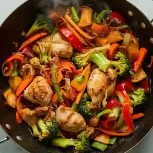 Wok de Pollo