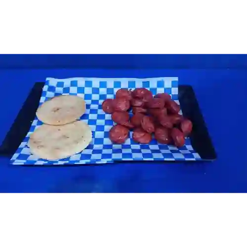 Arepa con Chorizo