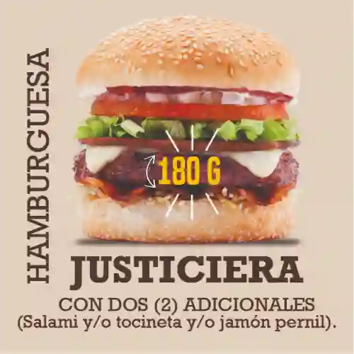 Hamburguesa Justiciera 180 G