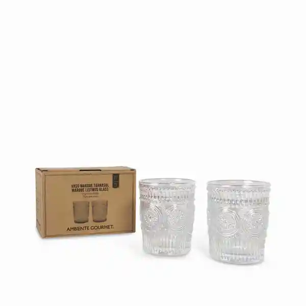 Set Vaso Marque Tornasol Ambiente Gourmet