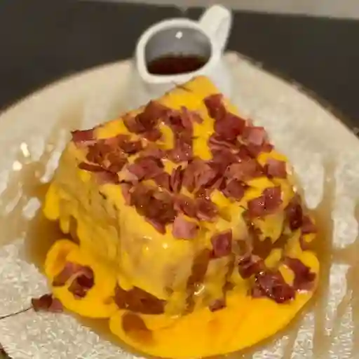 Tostadas francesas bacon y cheese