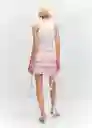 Falda Nube Rosa Palo Talla M Mujer Mango