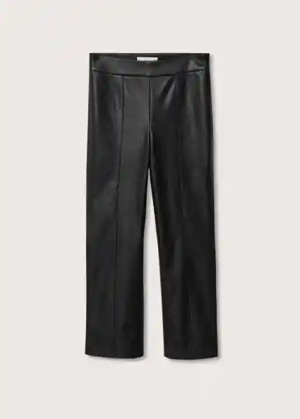 Pantalón Kika Negro Talla 36 Mujer Mango