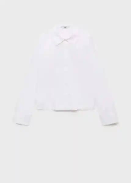 Camisa Gigi Off White Talla M Mujer Mango