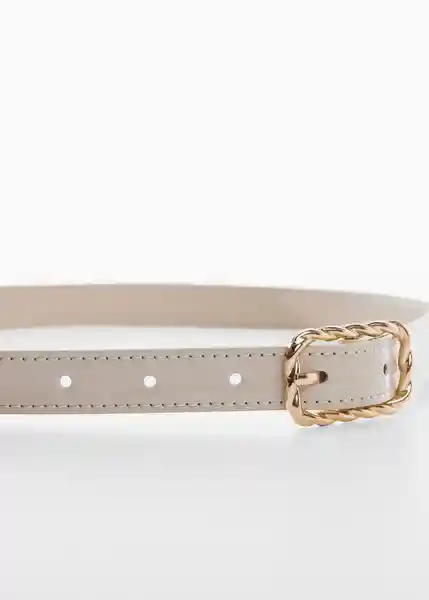 Cinturón Polina Crudo Talla M Mujer Mango