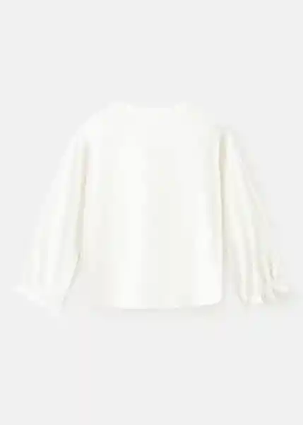 Camiseta House Offwhite Talla 70 Niñas Mango