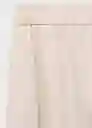 Pantalón Willy Crudo Talla M Mujer Mango