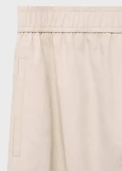 Pantalón Willy Crudo Talla M Mujer Mango