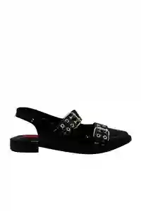 Baletas Fiorella Negro Talla 36 Mercedes Campuzano