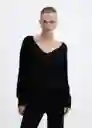 Jersey Vieira Negro Talla L Mujer Mango