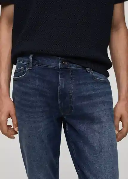 Jean Jude Tejano Oscuro Talla 40 Hombre Mango