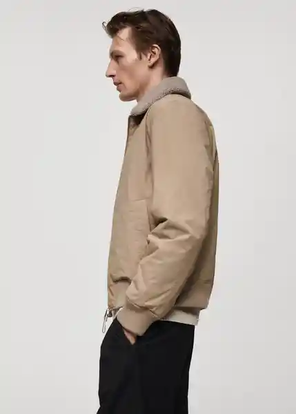 Chaqueta Noah Beige Talla L Hombre Mango