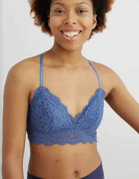 Bralette Aerie Azul Talla X-Large American Eagle 16942160