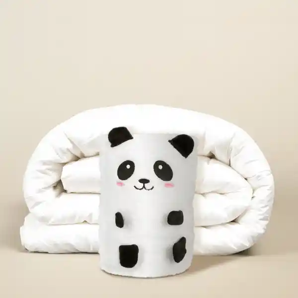 Manta de Peluche Animalitos Tiernos Panda Miniso