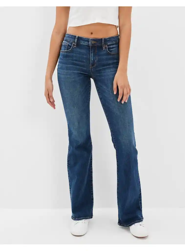 Jean Flare Azul Talla 10 Regular Mujer American Eagle