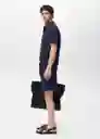 Short Seers Navy Talla M Hombre Mango