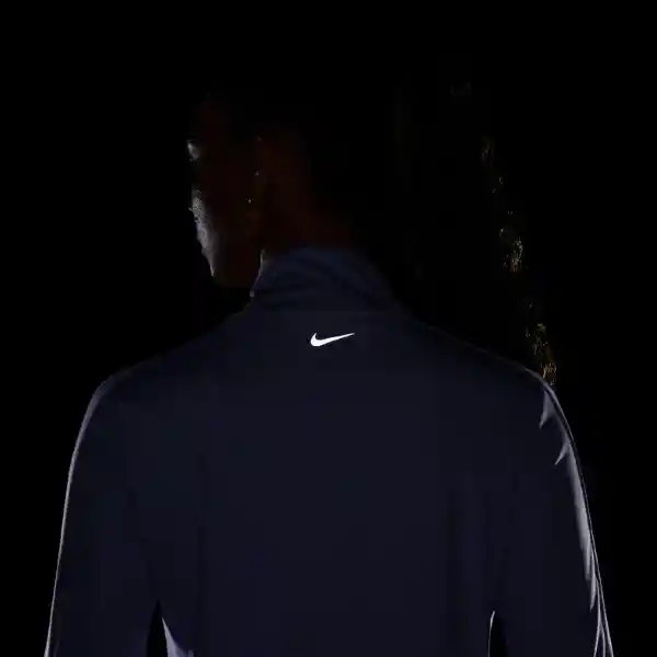 Nike Camiseta W Swsh Hbr Hz Mid Manga Larga Morado Mujer Talla M