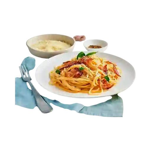Spaguettis Pollo Bechamel