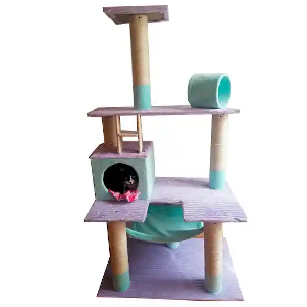 Yummypet Gimnasio Para Gato Lila 1.60 m