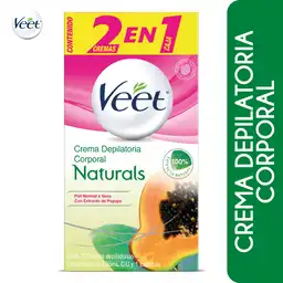 Veet Crema Depilatoria Corporal Naturals