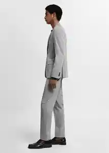 Pantalón Paulo Gris Talla 38 Hombre Mango