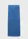 Falda Fabri Azul Talla S Mujer Mango
