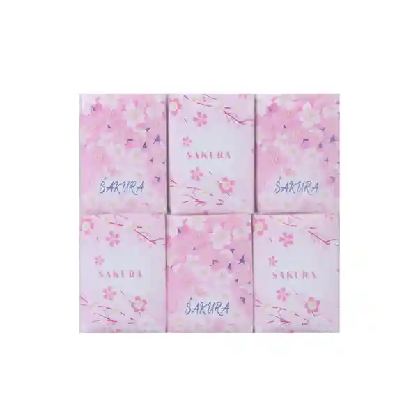 Pack Pañuelos Faciales Sakura Blossom Series de Bolsillo Miniso